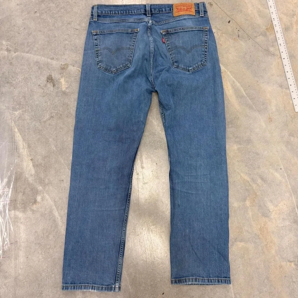 Levi's 505 Straight Leg Light Wash Jeans Denim